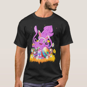 Funny Easter Cute Squid Paaszondag T-shirt