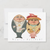 Funny Easter Egg Hunt  Partij Uitnodiging (Voorkant)