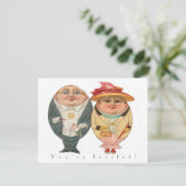 Funny Easter Egg Hunt  Partij Uitnodiging (Staand voorkant)