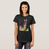 Funny Easter Egg Hunting German Shepherd Dog Easte T-shirt (Voorkant volledig)