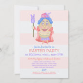 Funny Easter Eggstra Cute Spring Party Kaart (Voorkant)