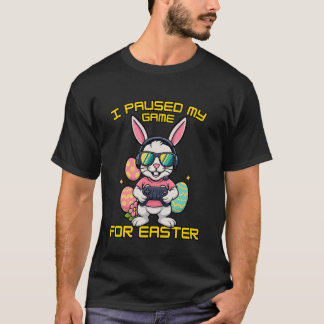 Funny Easter Gamer Bunny Shirt - Gaming Controller