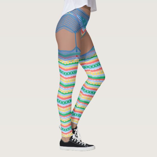 Funny Easter Leggings Paaskostume Legging Pants (Rechts)