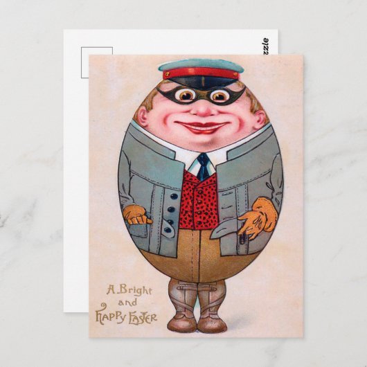 Funny Easter Man Humor Human Briefkaart (Voorkant / Achterkant)