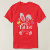 Funny Easter's Tallest Bunny Ears Cute Easte T-shirt (Design voorkant)
