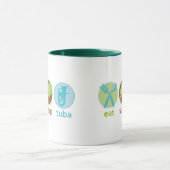 Funny Eat Sleep Tuba Mok Gift (Midden)