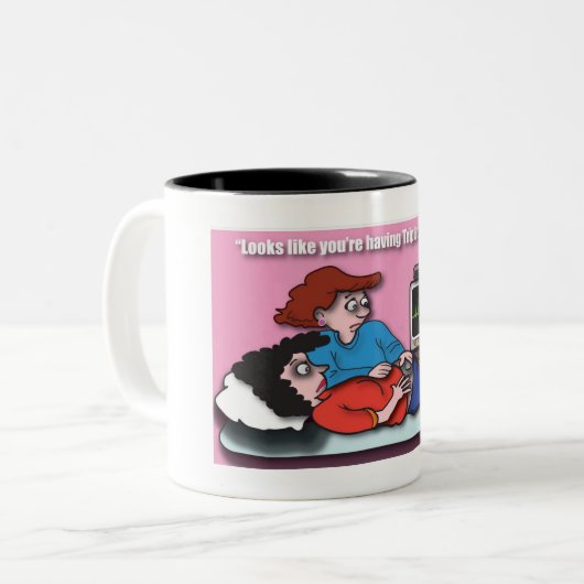 FUNNY ECG MUG (Devant gauche)