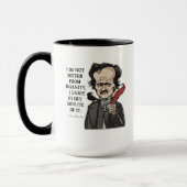 Funny Edgar Allan Poe citeert mok (Links)