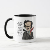 Funny Edgar Allan Poe citeert mok (Links)