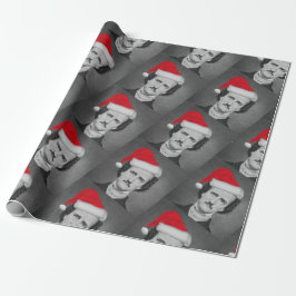 Funny Edgar Allan Poe Santa Cadeaupapier