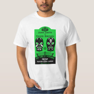 Funny Editable Wrestling Contest T-shirt
