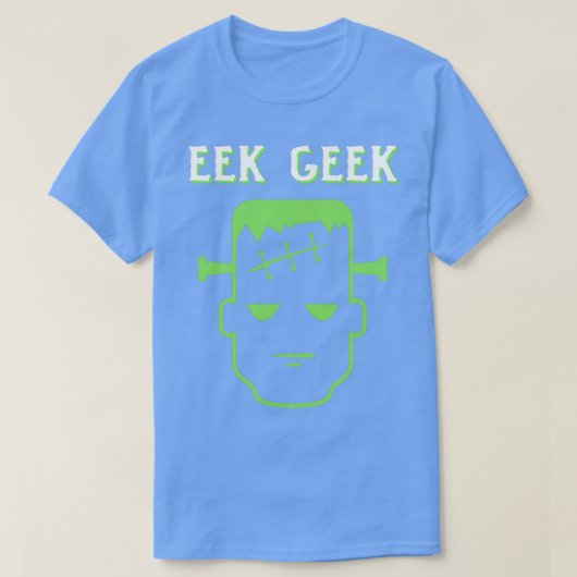  Funny Eek Geek Halloween Monster Costume L T-shirt (Design voorkant)