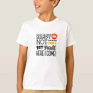 Funny eersteklas schoolcadeau t-shirt