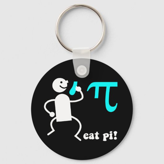 Funny eet pi sleutelhanger (Voorkant)