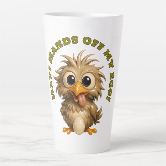 Funny Egg Guard Latte Mok (Voorkant)