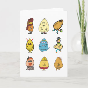 Funny Egg Puns Kaart
