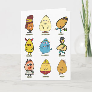 Funny Egg Puns Kaart