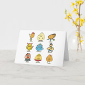 Funny Egg Puns Kaart (Gele Bloem)