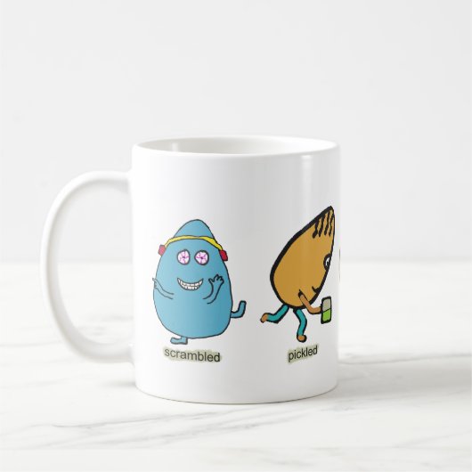 Funny Egg Puns Koffiemok (Links)