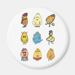 Funny Egg Puns Magneet