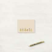 Funny Egg Puns Post-it® Notes (Op bureau)