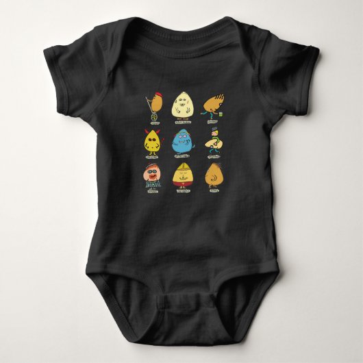 Funny Egg Puns Romper (Voorkant)