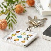 Funny Egg Puns Sleutelhanger (Zijkant)