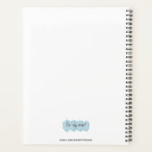 Funny Egret Cartoon Planner (Achterkant)