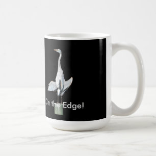 Funny Egret heron koffiemok