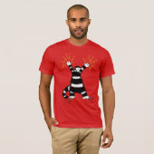 Funny Electric Cat Character High Voltage T-shirt (Voorkant volledig)