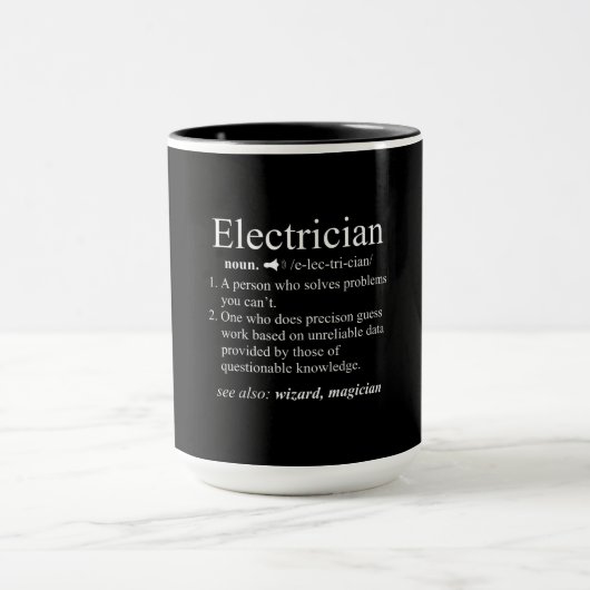 Funny Electrical Engineer Mok (Midden)
