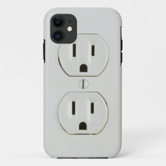 Funny Electrical Outlet iPhone 11 Hoesje