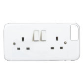 Funny Electrical Outlet from UK Sur iPhone 7 coque (Dos (Horizontal))