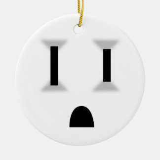 Funny Electrical Outlet Keramisch Ornament