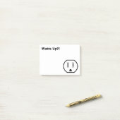 Funny Electrical Outlet Post-it® Notes (Op bureau)