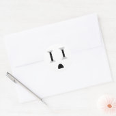 Funny Electrical Outlet Ronde Sticker (Envelop)