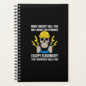 Funny Electrice Gift Electrical Engineer Planner (Voorkant)