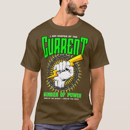 Funny Electrice Gift Electrical Engineer T-shirt (Voorkant)