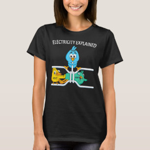 Funny Electrice voor mannen Elektriciteitscentrale T-shirt