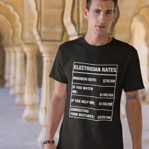 Funny Electricia Grafiek T-shirt