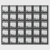 Funny Electricia Schakelaars Elektrische Techniek Cadeaupapier (Vlak)