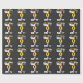 Funny Electricia Watt Pun Electric Engineering Cadeaupapier (Vlak)