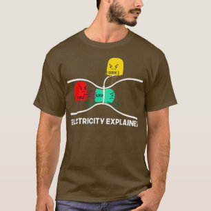 Funny Electricity legde uit dat leraar Nerd Gift T-shirt