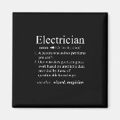 Funny Electro Definition Electrical Engineer Magneet (Voorkant)