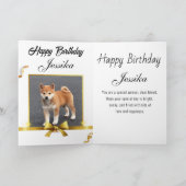 Funny Elephant Bonne Carte d'anniversaire (Intérieur)