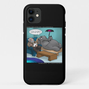 Funny Elephant in Therapy iPhone 5/5S Hoesje