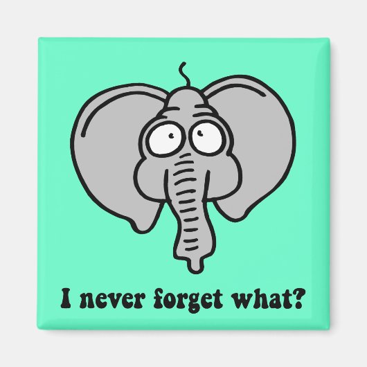 Funny elephant magneet (Voorkant)
