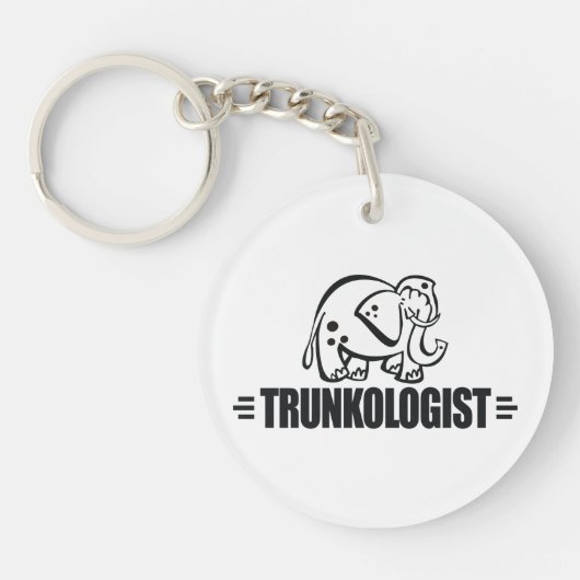 Funny Elephant Sleutelhanger (Voorkant)