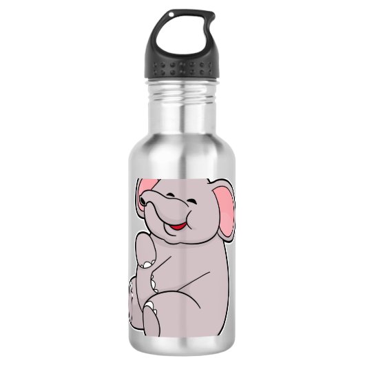Funny Elephant Waterfles (Voorkant)