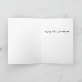 Funny Elf-kerstkaart Kaart (Binnen)